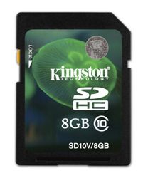 Kingston 8GB SDHC (Class 10) - SD10V/8GB