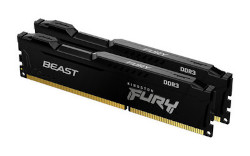 Kingston 16GB 1600MHz DDR3 CL10 DIMM (Kit of 2) FURY Beast Black - KF316C10BBK2/16