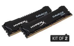 Kingston HyperX 32GB 2400MHz DDR4 CL14 DIMM (Kit of 2) XMP Savage Black - HX424C14SBK2/32