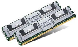 Transcend 4GB Kit (2x2GB) 667MHz DDR2 ECC FB DIMM for Fujitsu-Siemens - TS4GFJ3230