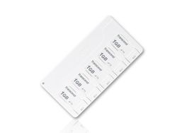 Transcend 1GB USB 2.0 JetFlash T3 (White)  (1GB x 5PCS) - TS1GJFT3-5W