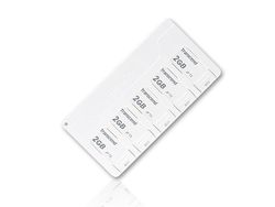 Transcend 2GB USB 2.0 JetFlash T3 (White)  (2GB x 5PCS) - TS2GJFT3-5W