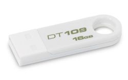 Kingston 16GB USB 2.0 DataTraveler 109 White - DT109W/16GB