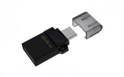 Kingston 64GB DT MicroDuo 3 Gen2 + microUSB (Android/OTG) - DTDUO3G2/64GB