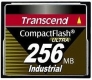 Transcend 256MB Industrial CF Card (100X) - TS256MCF100I