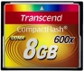 Transcend 8GB CF Card (600X) - TS8GCF600