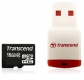 Transcend 16GB microSDHC Class 2 with Card Reader - TS16GUSDHC2-P3