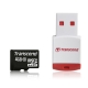 Transcend 4GB microSDHC Class 10 with Card Reader - TS4GUSDHC10-P3