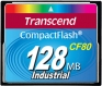 Transcend 128MB Industrial CF Card (80X) - TS128MCF80