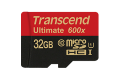 Transcend 32GB microSDHC UHS-I with adapter - TS32GUSDU1
