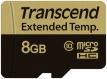 Transcend 8GB microSD Class10, MLC, Wide Temp - TS8GUSD520I