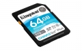 Kingston 64GB SDXC Canvas Go Plus 170R C10 UHS-I U3 V30 - SDG3/64GB