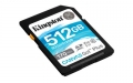 Kingston 512GB SDXC Canvas Go Plus 170R C10 UHS-I U3 V30 - SDG3/512GB