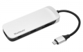 Kingston Connect USB 3.0, 4K HDMI, SD and MicroSD Card, USB Type-C Charging for MacBook, Chromebook, and Other USB Type-C Devices - C-HUBC1-SR-EN