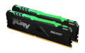 Kingston 16GB 3000MHz DDR4 CL15 DIMM (Kit of 2) FURY Beast RGB - KF430C15BBAK2/16