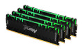 Kingston 64GB 3000MHz DDR4 CL15 DIMM (Kit of 4) 1Gx8 FURY Renegade RGB - KF430C15RB1AK4/64