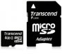 Transcend 4GB microSDHC Class 4 - TS4GUSDHC4