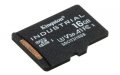 Kingston 16GB microSDHC Industrial C10 A1 pSLC Card Single Pack w/o Adapter - SDCIT2/16GBSP